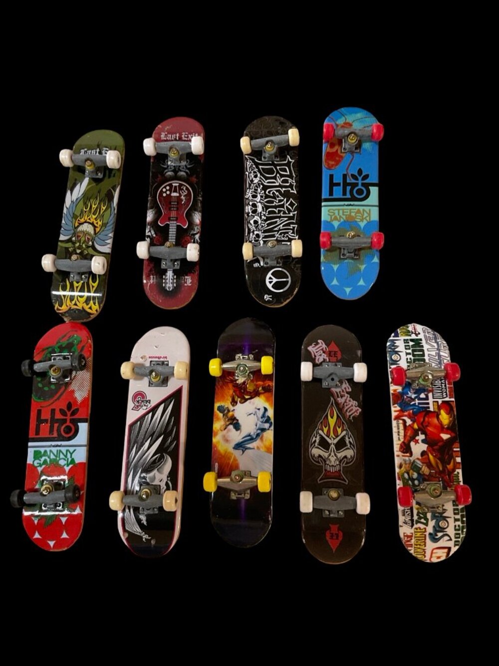 Vintage Tech Decks x9